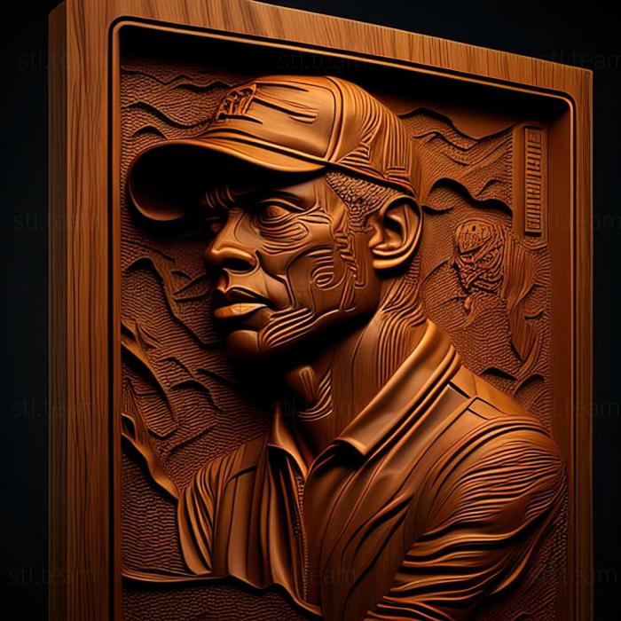 3D model Tiger Woods PGA Tour 12 The Masters game (STL)
